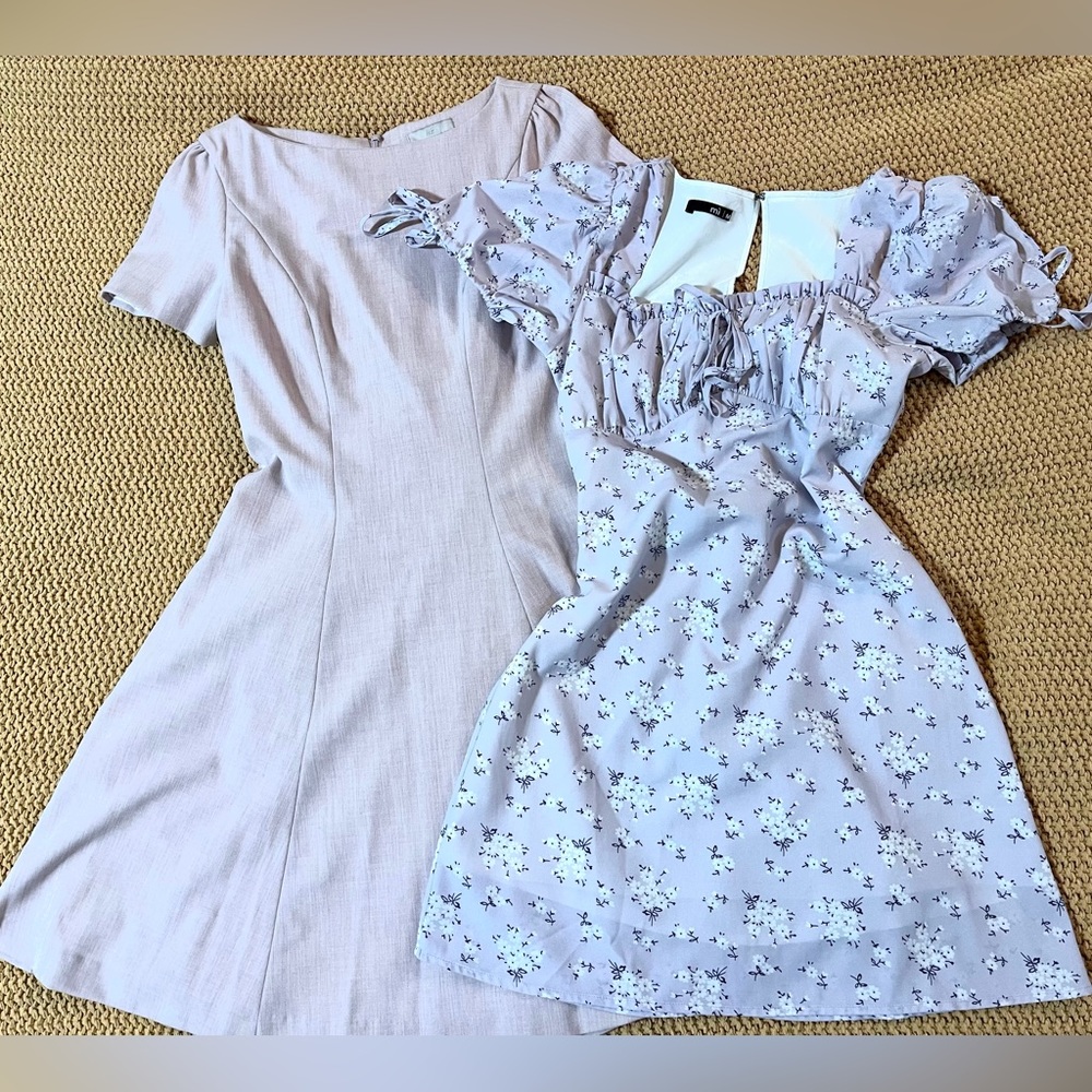 Pastel purple dresses